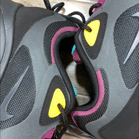 NIKE AIR MAX 200 Bl/Anthracite-Bordeaux - Picture 11 of 16